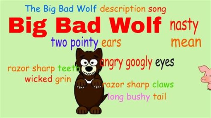Why is the big bad wolf bad?