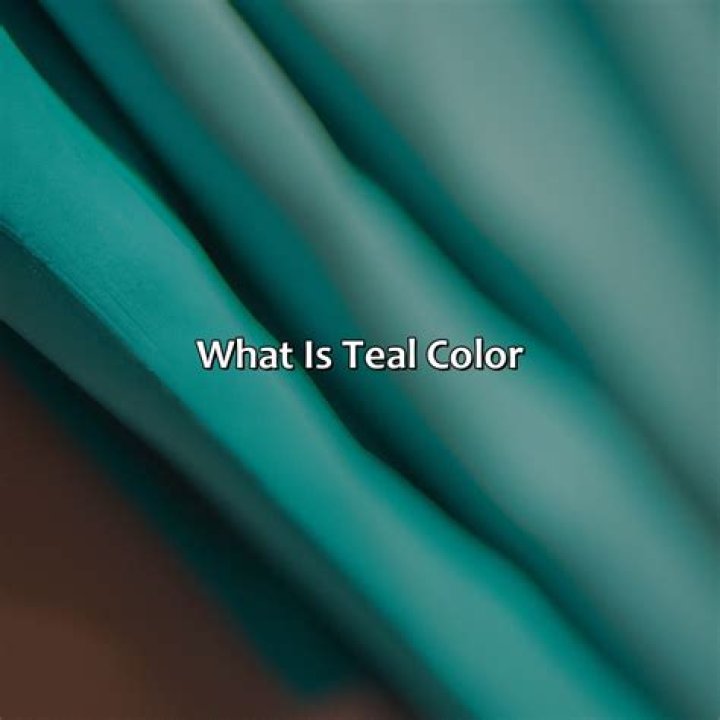 Why is the color teal?
