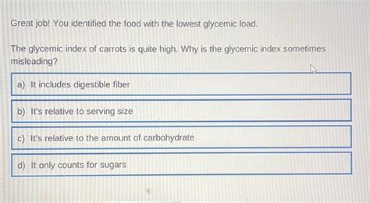 Why is the glycemic index sometimes misleading?