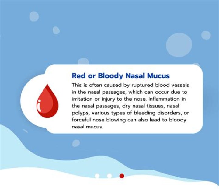 Why is there blood in my catarrh?