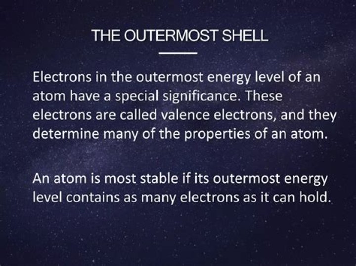 Why outermost shell has 8 electrons?