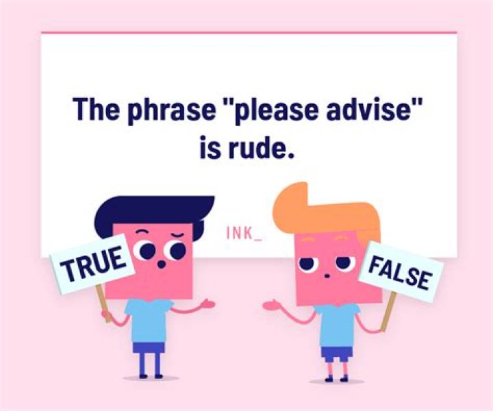 Why please advise is rude?