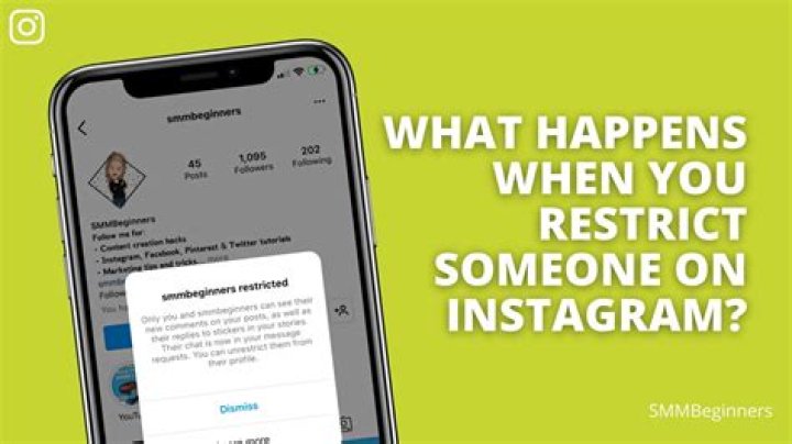 Why restrict someone on instagram?
