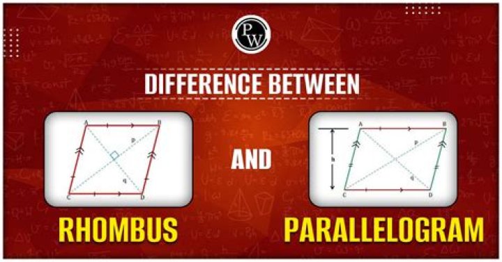 Why rhombus is a parallelogram?