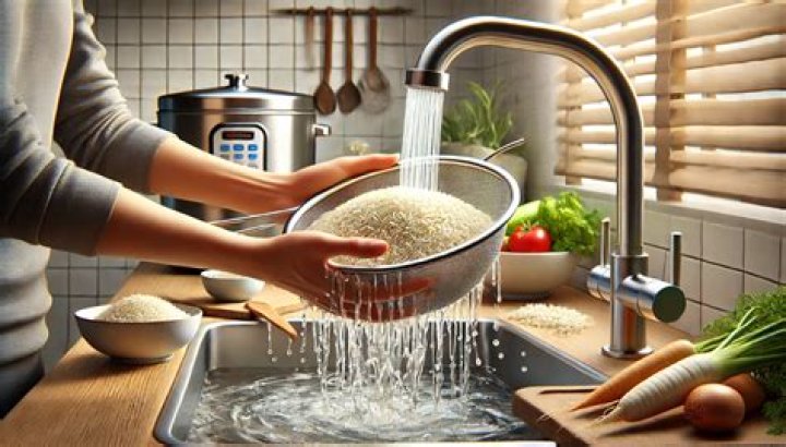Why rinse rice before cooking?