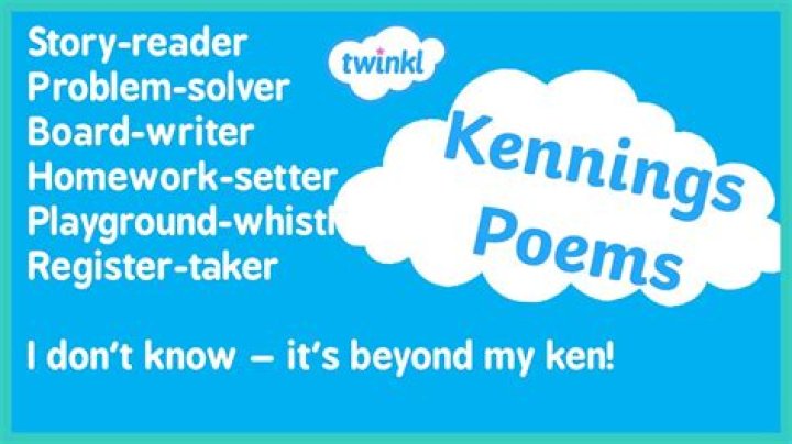 Why use kenning in poetry?