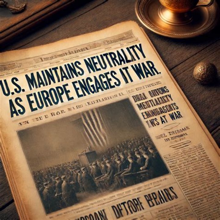 Why was america neutral at the beginning of ww1?