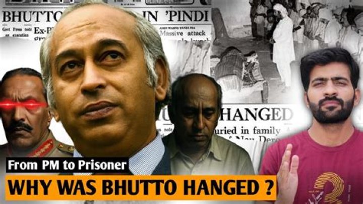 Why was bhutto hanged?