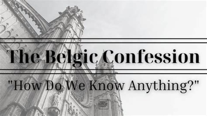 Why was the belgic confession written?
