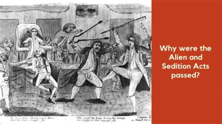 Why were the alien and sedition acts bad?