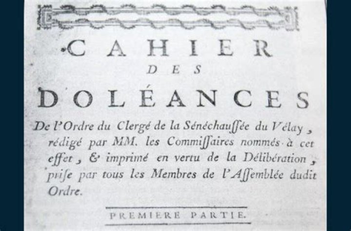 Why were the cahiers de doleances significant?