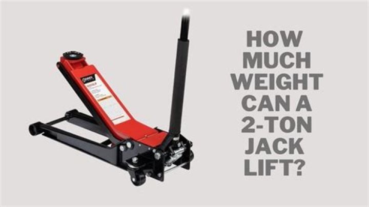 Will a 2 ton jack lift a truck?