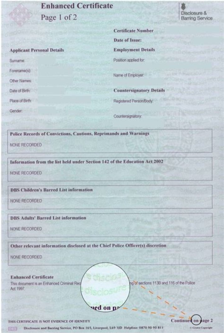 Will a driving offence show on a dbs?