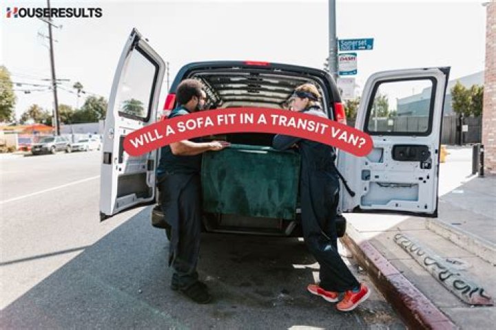 Will a sofa fit in a transit van?