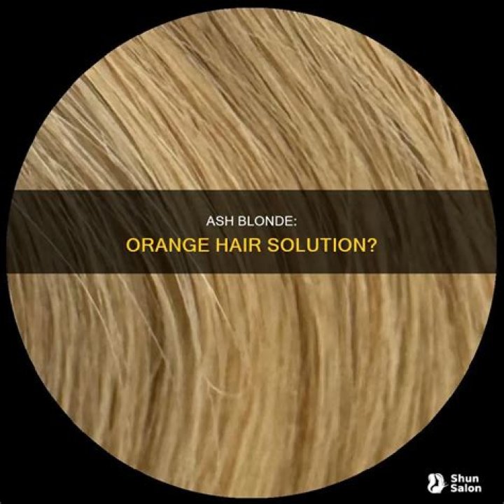 Will an ash blonde cover orange hair?