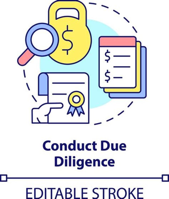 Will conduct due diligence?