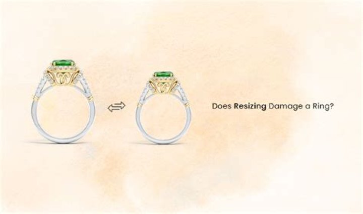 Will resizing a ring damage the engraving?