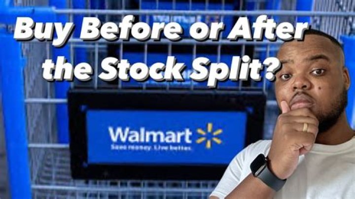 Will walmart stock split?