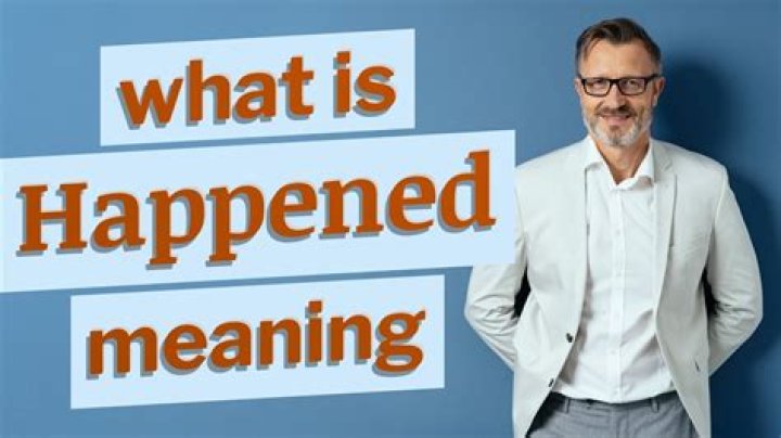 Would have happened meaning?