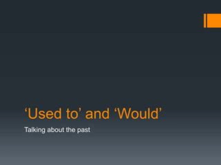 Would talking about the past?