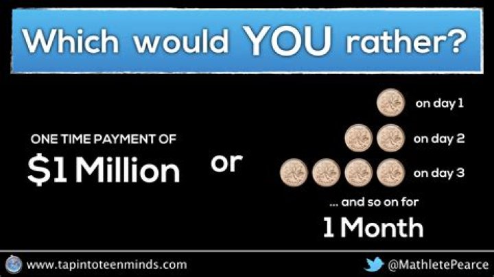 Would you rather get a penny a day doubled?